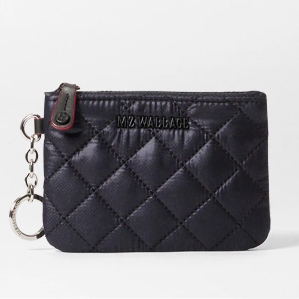 MZ Wallace Quilted Pouch in Black